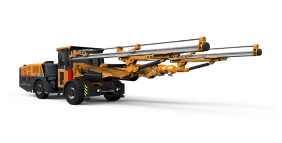 Carro de perforación de tunelación de dos brazos