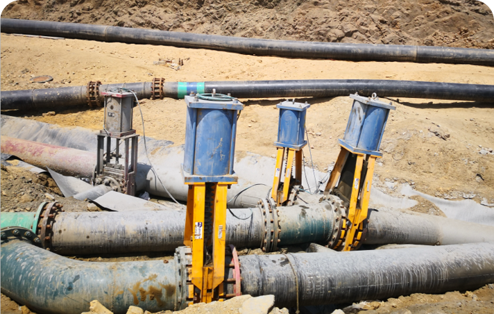 Suministro de válvulas para transporte de relaves para la empresa Shouxin Minería Perú S.A.C.